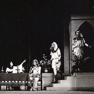 In Yusefs palace: But Highness, it is my Lord Potiphar -- Abdi; (Ian McKellen, seated left).