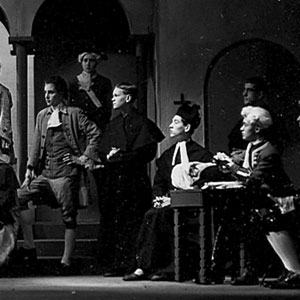 Trial scene: Father.  Provincial? (Ian McKellen 4th from right)