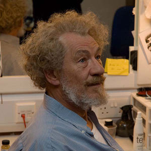 Make-up room, RSC Courtyard Theatre, Stratford, 26 April 2007