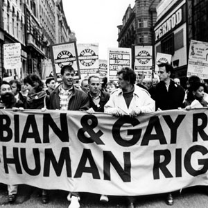 1988,   20 February 1988<br>Manchester Protest against Section 28  