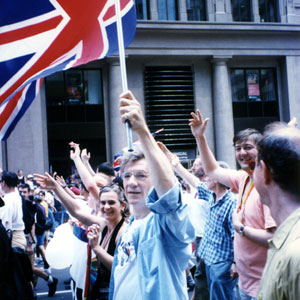 New York Pride: Ian McKellen and Stephen Fry
