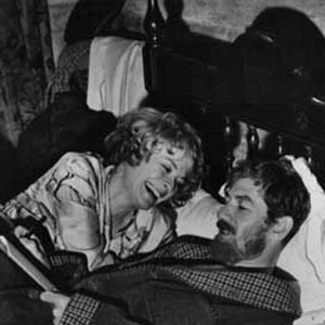 Lawrence (Ian McKellen) trying to write as his wife (Janet Suzman) distracts him
<BR><BR><I>Janet, married to my university friend, Trevor Nunn, worked with him at the Royal Shakespeare Company with distinction. She adopted the appropriate German accent but none of the padding needed to match Frieda�s ample figure.</I>