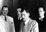 Buckingham, Prime Minister Hastings (Jim Carter), Richard, and Catesby