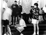 Director Richard Loncraine sets up a shot of Richard and Buckingham