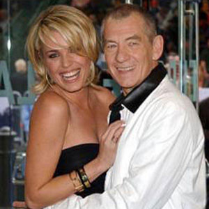 2003, X2: With Rebecca Romijn at the London Premiere  