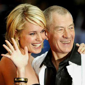 2003, X2: With Rebecca Romijn at the London Premiere  
