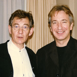With Alan Rickman