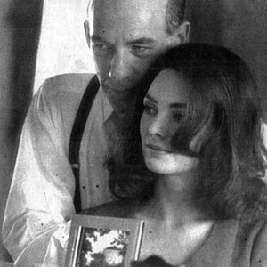 1988, SCANDAL: Ian McKellen as John Profumo and Joanne Whalley-Kilmer as Christine Keeler  - Photo by Tom Collins