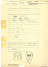 Tailoring Measurement Form used at National Theatre for productions from VENICE PRESERVD (1984) through PETER PAN (1997)