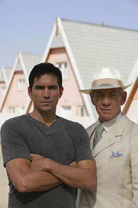 2009, THE PRISONER: As 2, With Jim Caviezel (6)  - Photo by Keith Bernstein