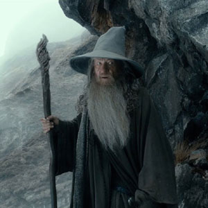 Ian McKellen is Gandalf in The Hobbit