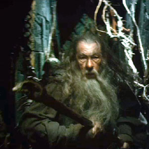 Ian McKellen is Gandalf in The Hobbit