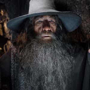 Gandalf the Grey (Ian McKellen) at Gol Dulgur in The Hobbit: The Desolation of Smaug